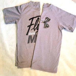 2 Boys 1 NikeJordan and 1 UNDER ARMOUR Size 8 - 10